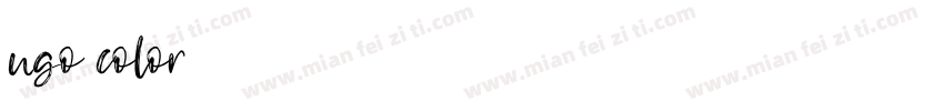 ugo color字体转换